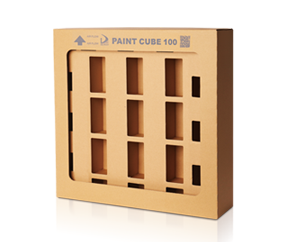 多室體迷宮式漆霧過(guò)濾紙盒PaintCube